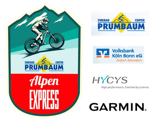 Logos der Sponsoren der Aktion "AlpenEXPRESS"